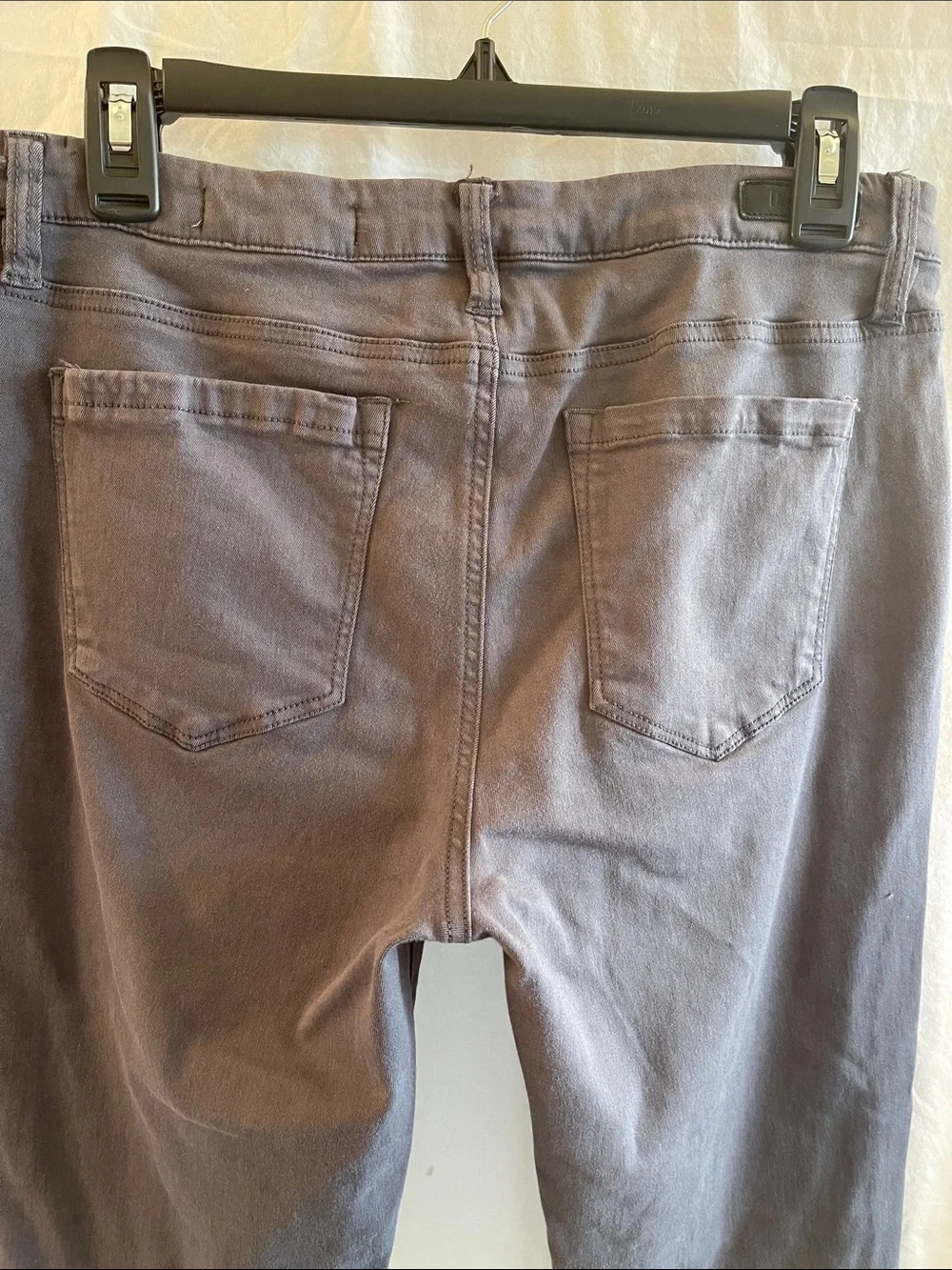 BlankNYC Gray Zip-Accent Skinny Pants Size 30